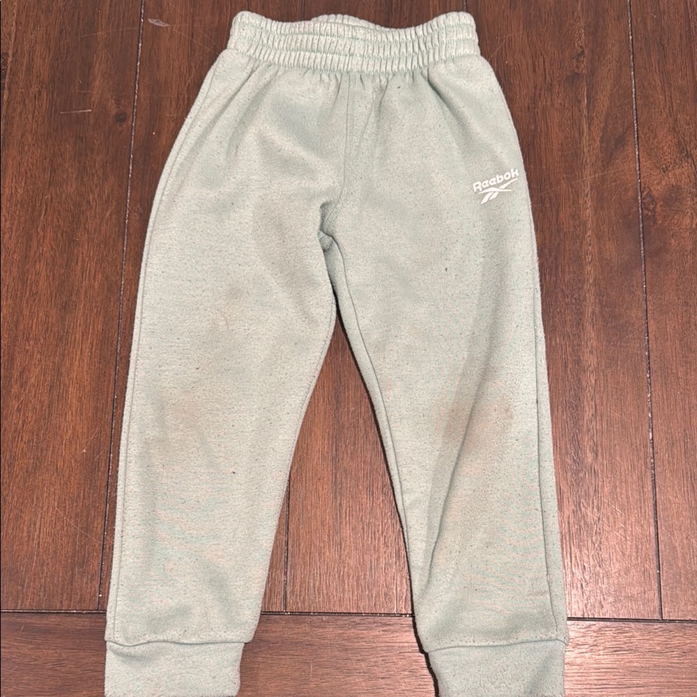 6t Reebok Kids Green Jogger Pants